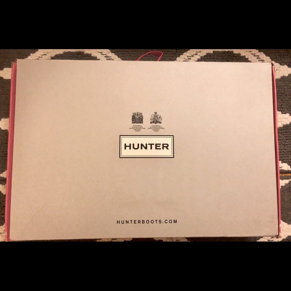 Original NEVER WORN Tall Gloss Black Hunter Rain Boots